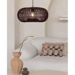 Good & Mojo Suspension Arizona Rotin abat-jour bordeaux New