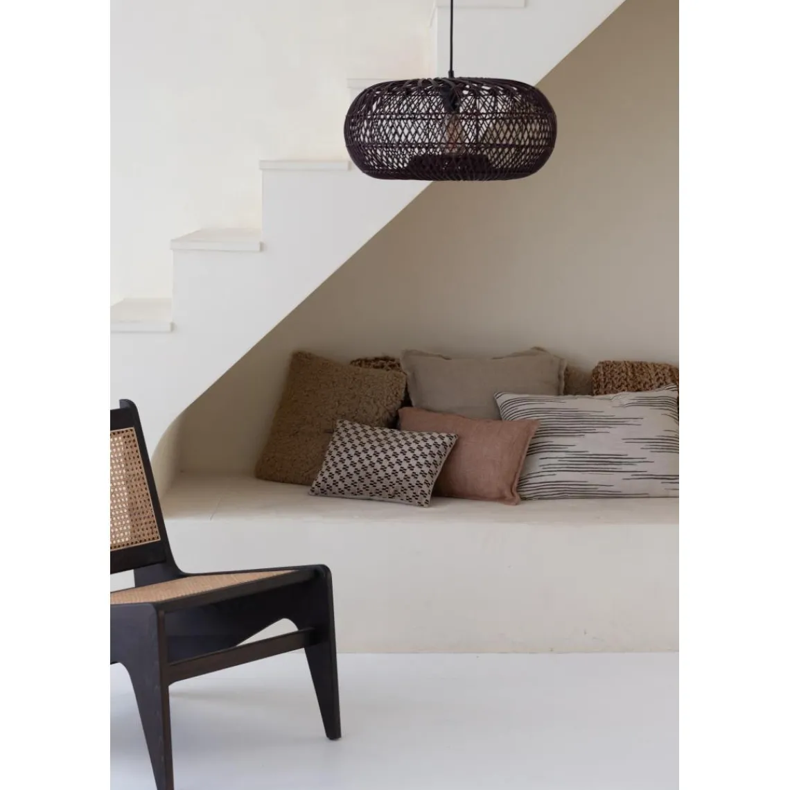 Good & Mojo Suspension Arizona Rotin abat-jour bordeaux New