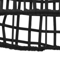 ALTEREGO Suspension 'BENDITO' en rotin noir