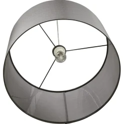 ALTEREGO Suspension 'BUNGEE' ronde avec abat-jour gris