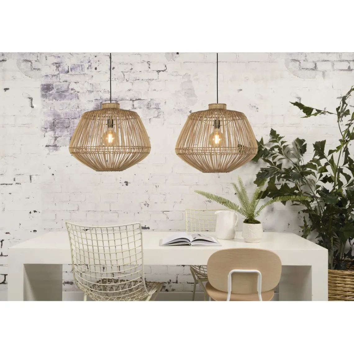 Good & Mojo Suspension en Rotin Naturel MADAGASCAR Beige Best