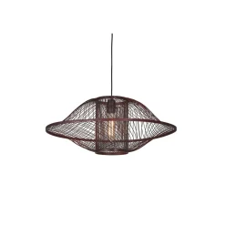 Good & Mojo Suspension Maui bambou abat-jour bordeaux Discount