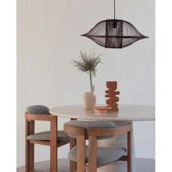 Good & Mojo Suspension Maui bambou abat-jour bordeaux Discount