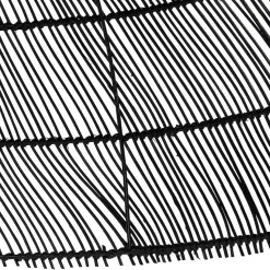 ALTEREGO Suspension ronde 'CANUL' en rotin tressé noir Outlet