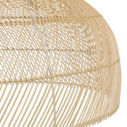 ALTEREGO Suspension ronde 'CANUL' en rotin tressé naturel Discount