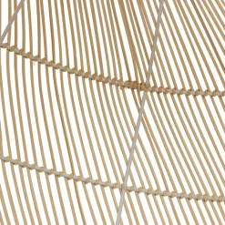 ALTEREGO Suspension ronde 'CANUL' en rotin tressé naturel Discount