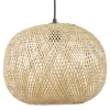 ALTEREGO Suspension ronde 'CASIMIRA MINI' en bambou naturel Hot