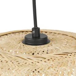 ALTEREGO Suspension ronde 'CASIMIRA MINI' en bambou naturel Hot