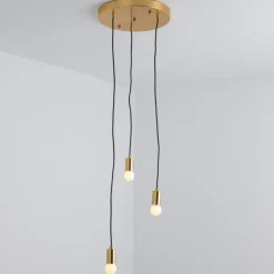 3S. x Home Suspension Triplado Métal Or