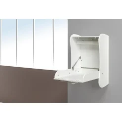 3S. x Home Table à langer blanche New