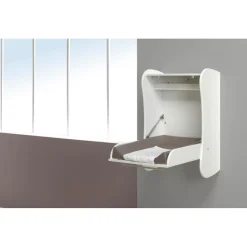 3S. x Home Table à langer blanche New