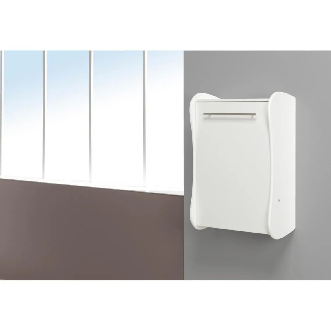 3S. x Home Table à langer blanche New