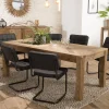 Macabane Table À Manger ANDRIAN Bois Pin Recyclé 200 X 90 Cm Discount