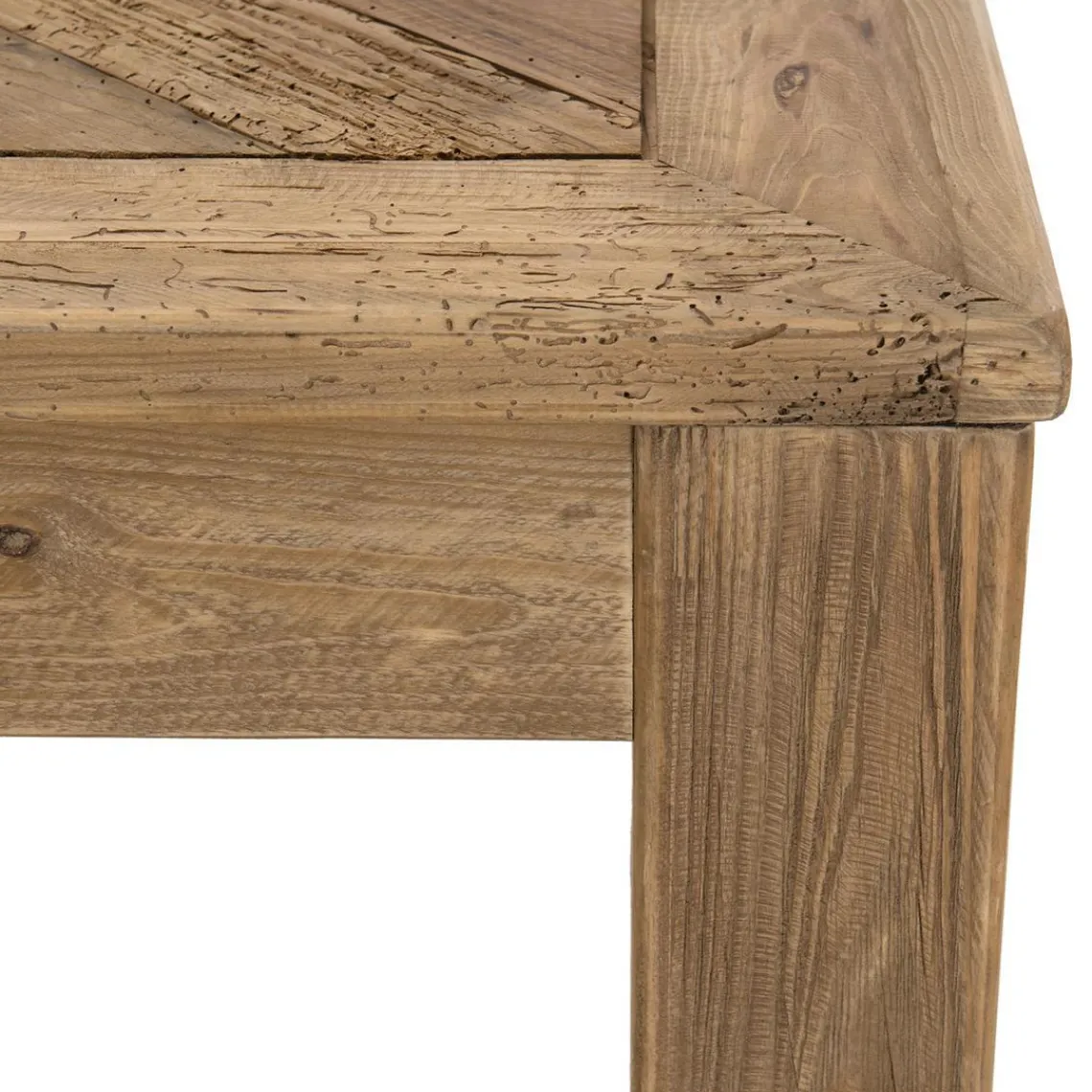 Macabane Table À Manger ANDRIAN Bois Pin Recyclé 200 X 90 Cm Discount