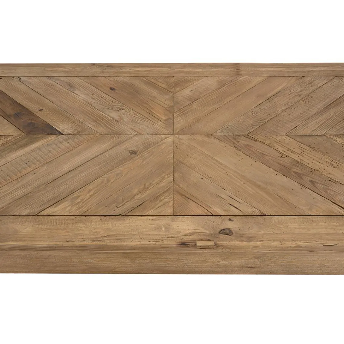 Macabane Table À Manger ANDRIAN Bois Pin Recyclé 200 X 90 Cm Discount