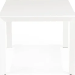 ALTEREGO Table à Manger blanche 2 rallonges KIMMIE Sale