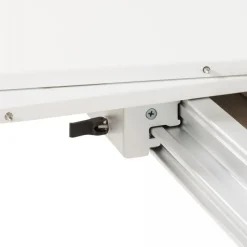 ALTEREGO Table à Manger blanche 2 rallonges KIMMIE Sale