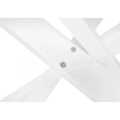 3S. x Home Table à Manger Couleur Naturel Métal Blanc ROYALTY Beige Outlet