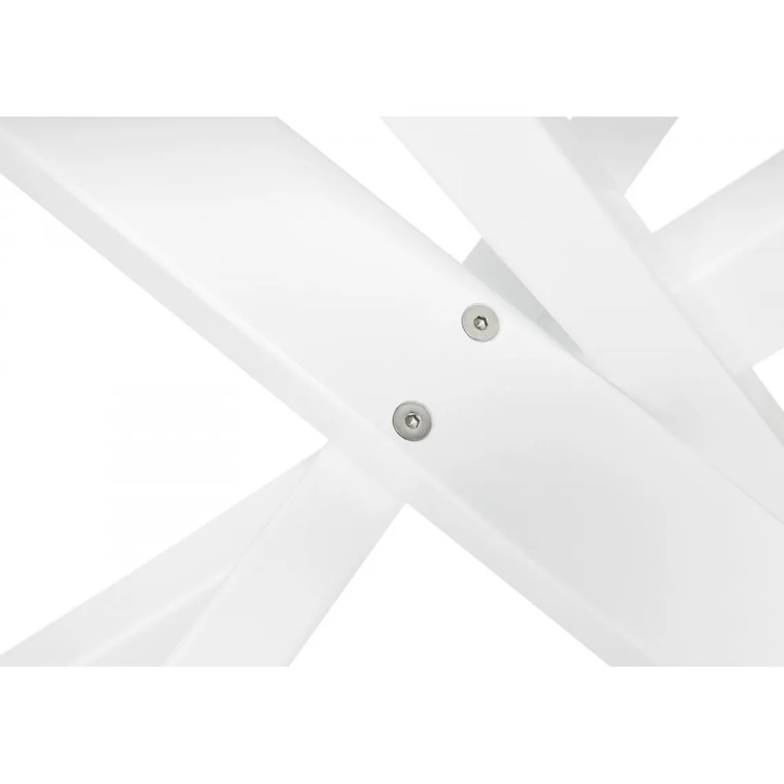 3S. x Home Table à Manger Couleur Naturel Métal Blanc ROYALTY Beige Outlet