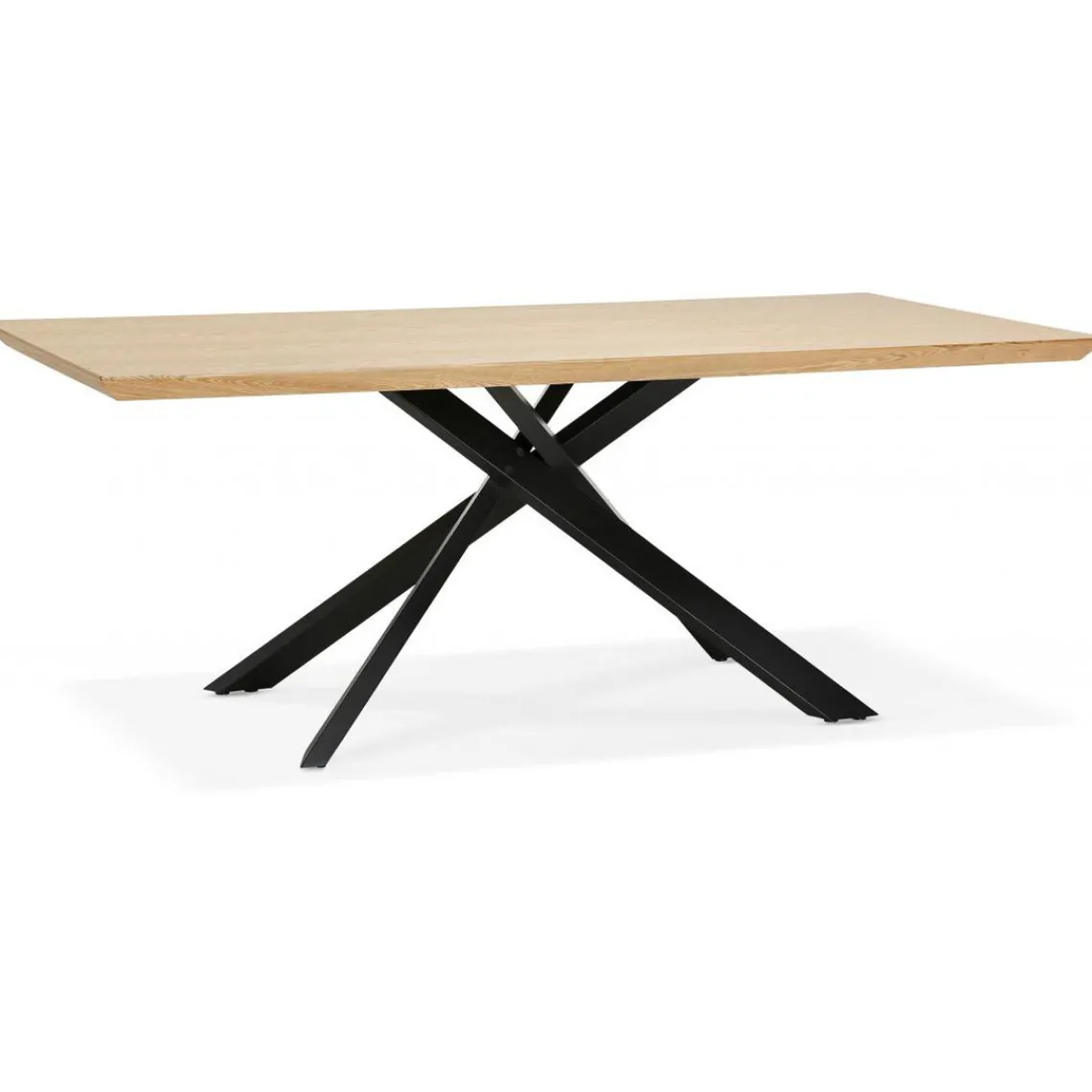 3S. x Home Table à Manger Couleur Naturel Métal Noir ROYALTY Beige Online