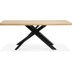 3S. x Home Table à Manger Couleur Naturel Métal Noir ROYALTY Beige Online