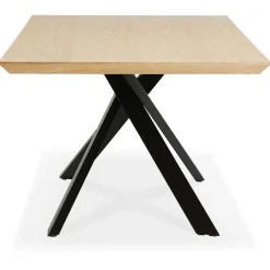 3S. x Home Table à Manger Couleur Naturel Métal Noir ROYALTY Beige Online