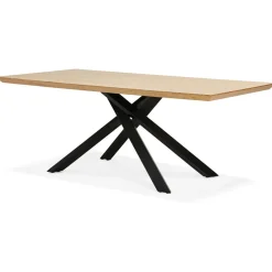 3S. x Home Table à Manger Couleur Naturel Métal Noir ROYALTY Beige Online