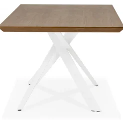 3S. x Home Table à Manger Couleur Noyer ROYALTY Marron Clearance