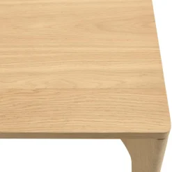 Macabane Table à manger extensible naturelle pieds en chêne massif MAXENCE Sale