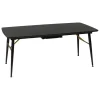 3S. x Home Table à manger extensible Aubrey noir Sale