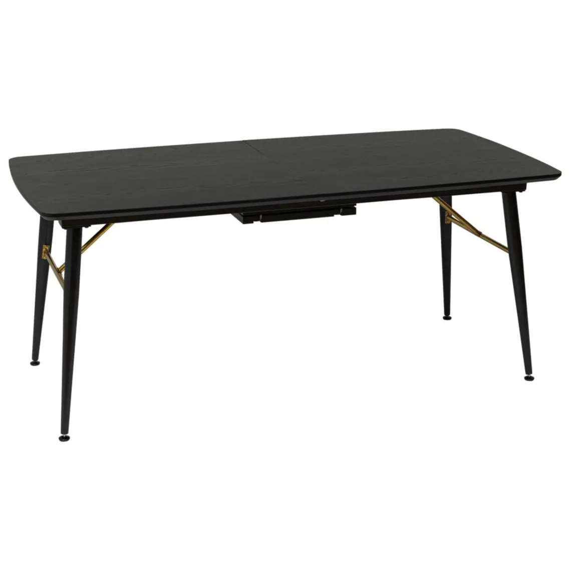 3S. x Home Table à manger extensible Aubrey noir Sale