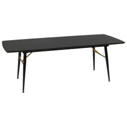 3S. x Home Table à manger extensible Aubrey noir Sale