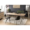 Macabane Table À Manger MAXENCE 220X100 Bois Chêne Pieds Croisés Métal Best