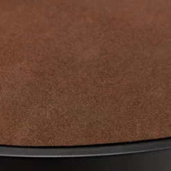 Macabane Table à manger ovale couleur rouille et effet pierre BASILE Clearance