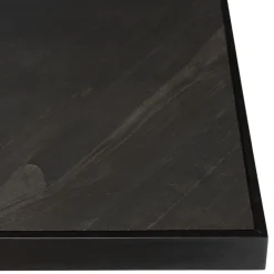 Macabane Table à manger plateau noir effet pierre BASILE Online