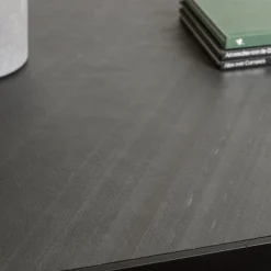 Macabane Table à manger plateau noir effet pierre BASILE Online