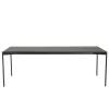 Macabane Table à manger rectangulaire Noir piètement métal Outlet