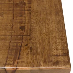 Macabane Table à manger rectangulaire en bois mahogany KIARA Discount