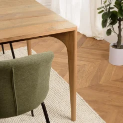 Macabane Table à manger rectangulaire en teck recyclé MAXENCE New