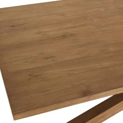 Macabane Table à manger rectangulaire 240x100cm en bois teck recyclé New