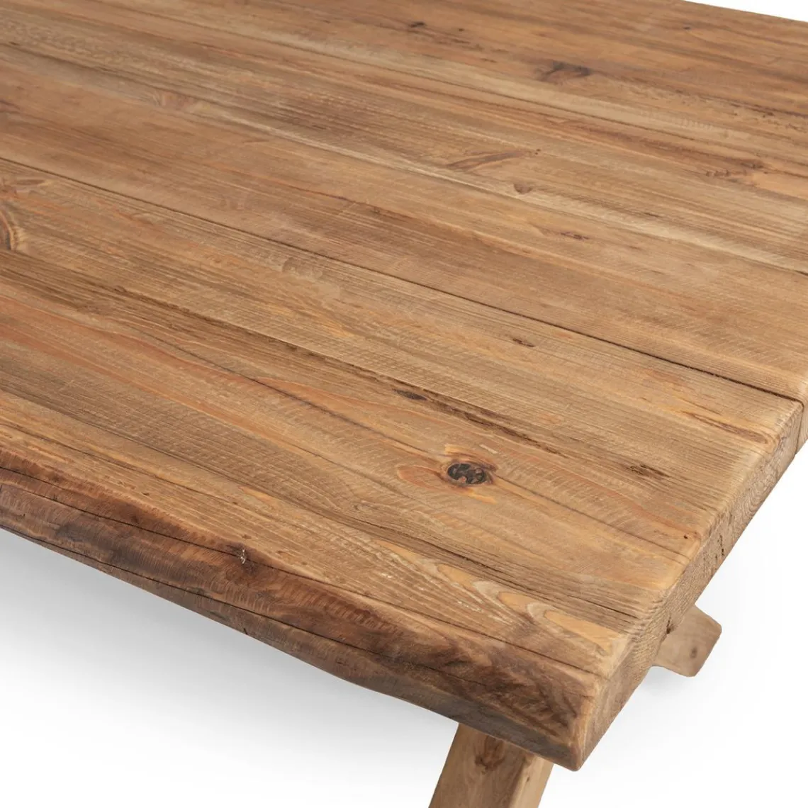 Macabane Table à manger rectangulaire bois Pin recyclé. Sale