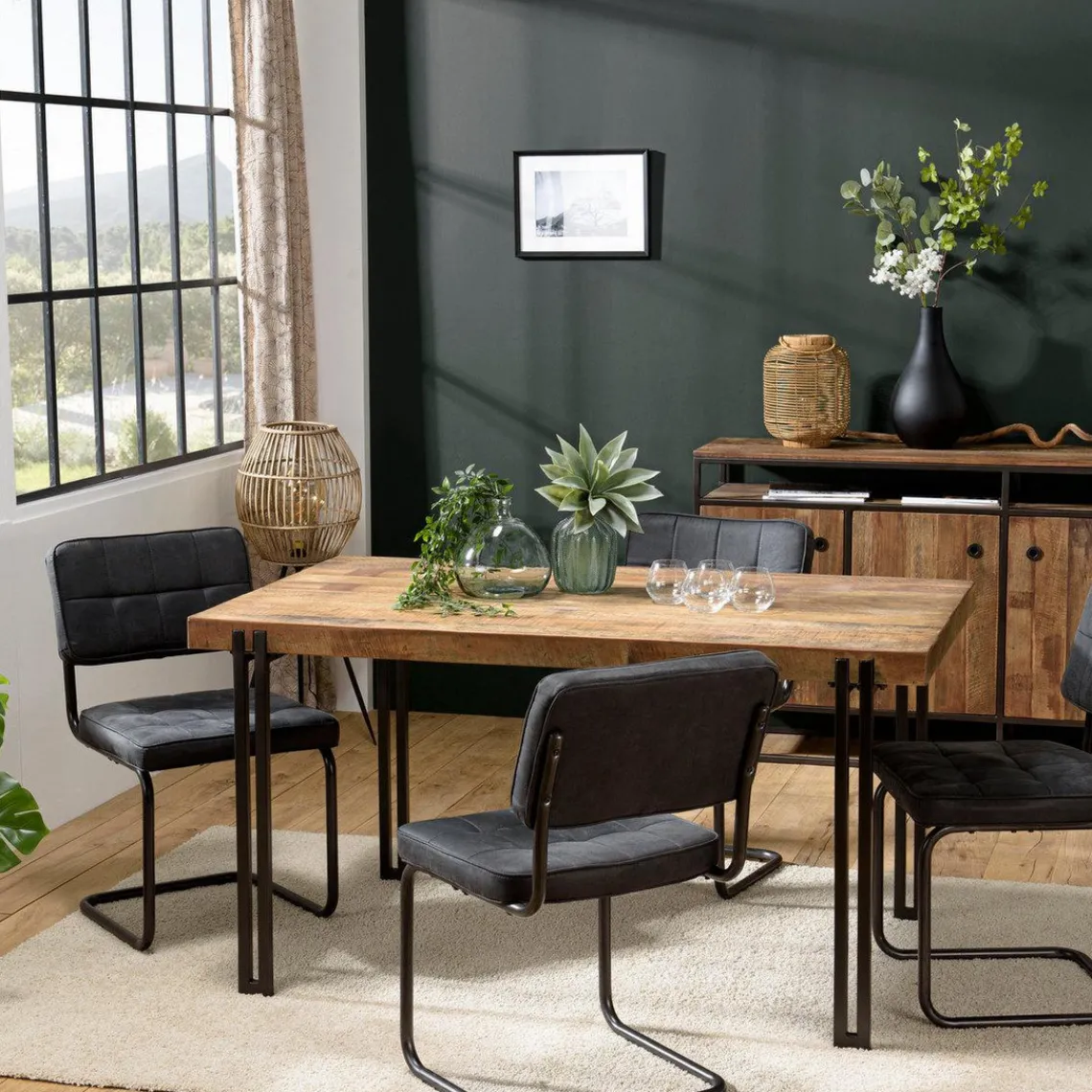 Macabane Table à manger SIXTINE 150 x 90 cm