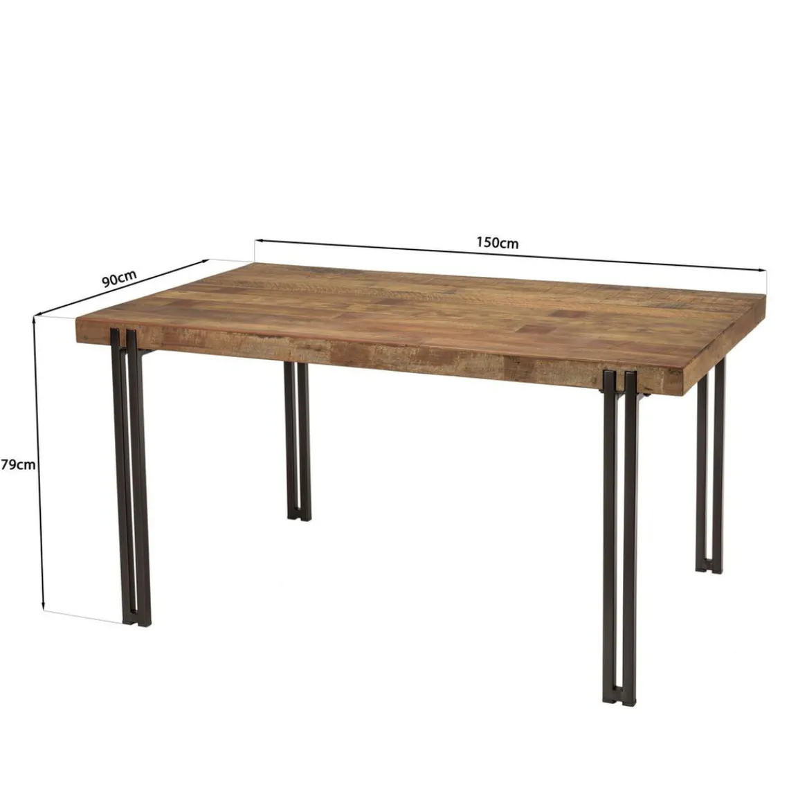 Macabane Table à manger SIXTINE 150 x 90 cm