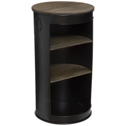 3S. x Home Table A Café Ajourée Diego Noire Grand Modèle New