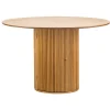 Nordlys Table a Manger 6 personnes Ronde Bois Marron Hot