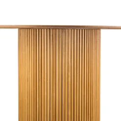 Nordlys Table a Manger 6 personnes Ronde Bois Marron Hot