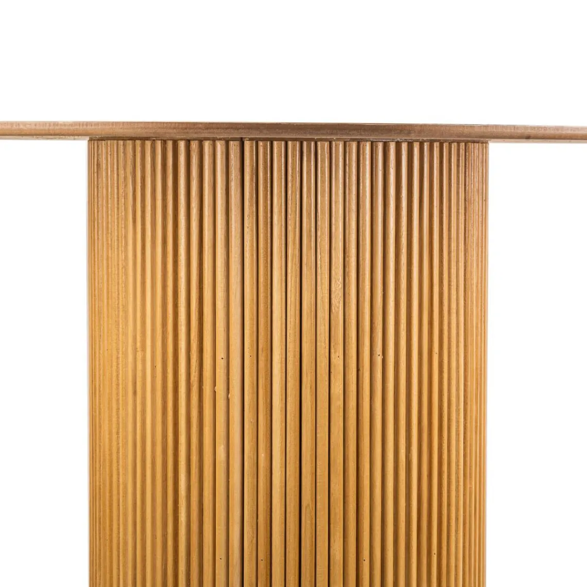 Nordlys Table a Manger 6 personnes Ronde Bois Marron Hot