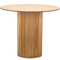 Nordlys Table a Manger 4 personnes Ronde Bois Marron Hot