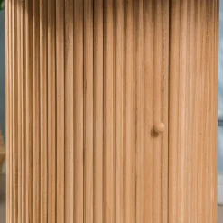 Nordlys Table a Manger 4 personnes Ronde Bois Marron Hot