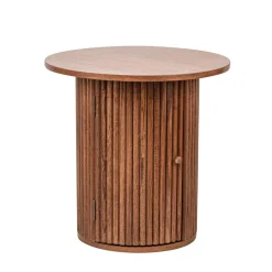 3S. x Home Table Appoint Bout de Canape Rangement en Bois